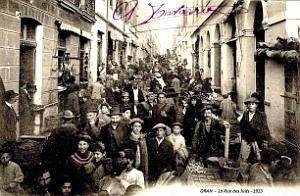 Oran - Rue des Juifs - 1913